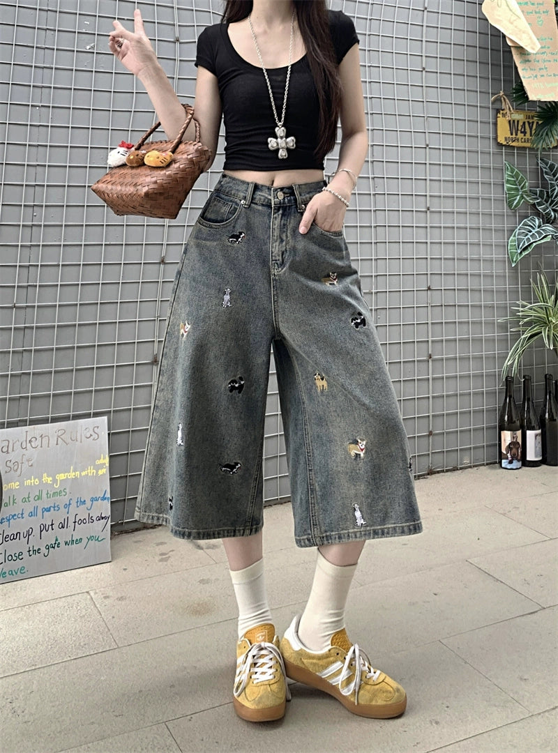 Denim Bermuda Shorts