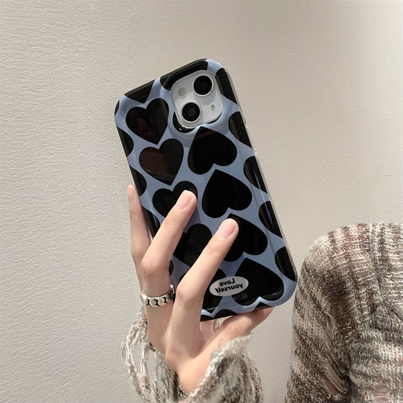 Blue Black Heart Case