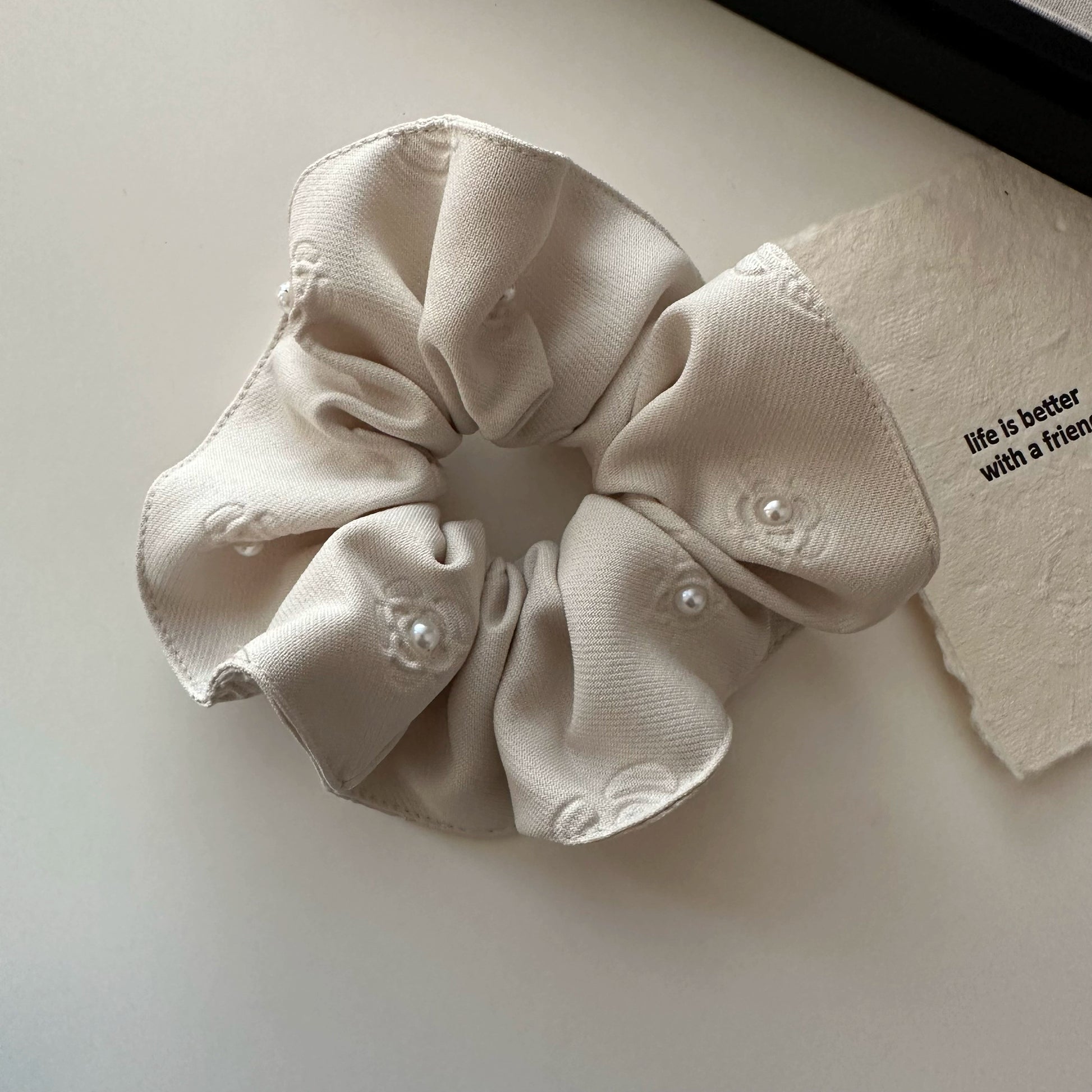 Pearl Embroidered Hair Accessory Set