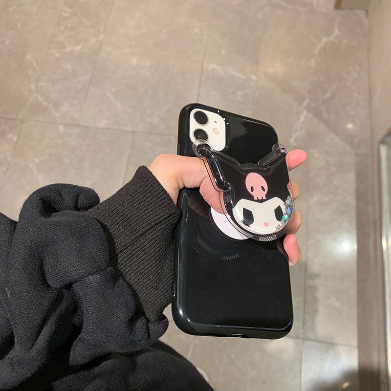 Ivory Kuromi Pop Socket Case