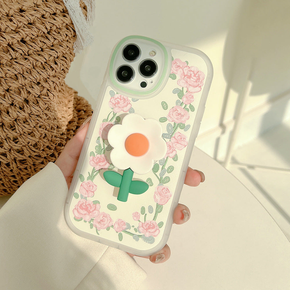 Flower Pop Socket Case