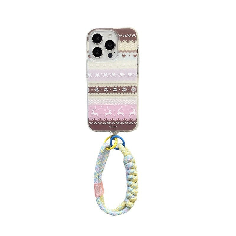 Pastel Knit Pattern Phone Case