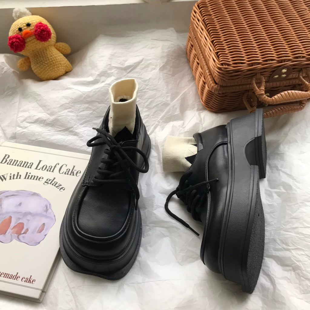 Vintage Chunky Platform Oxford Shoes