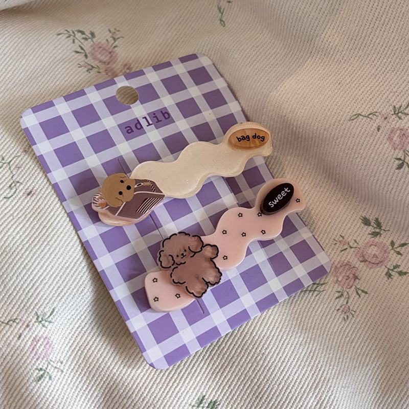 Charming Pastel Floral Hair Clips