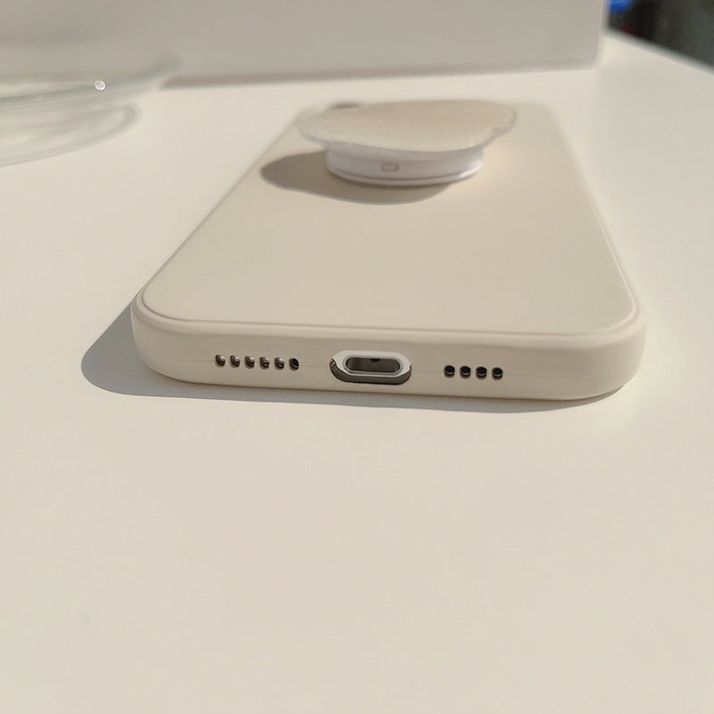 White Shell Pop Socket Case