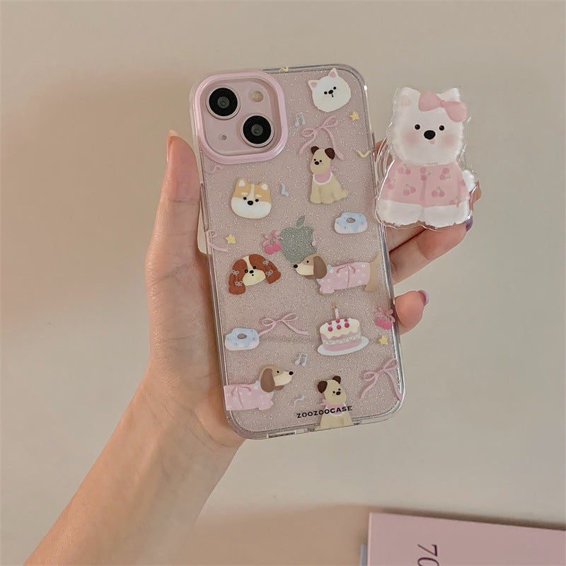 Cute Bear and Dog Phone Case
