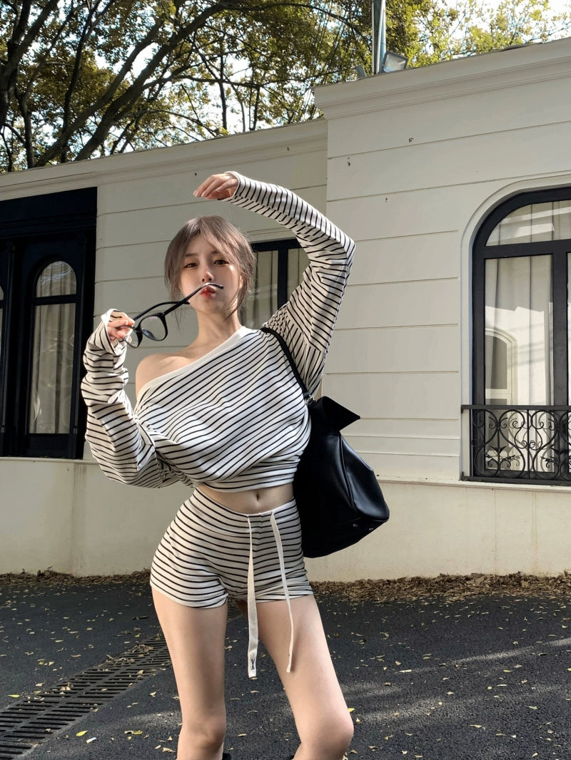 Cozy Knit Sweater Shorts Set