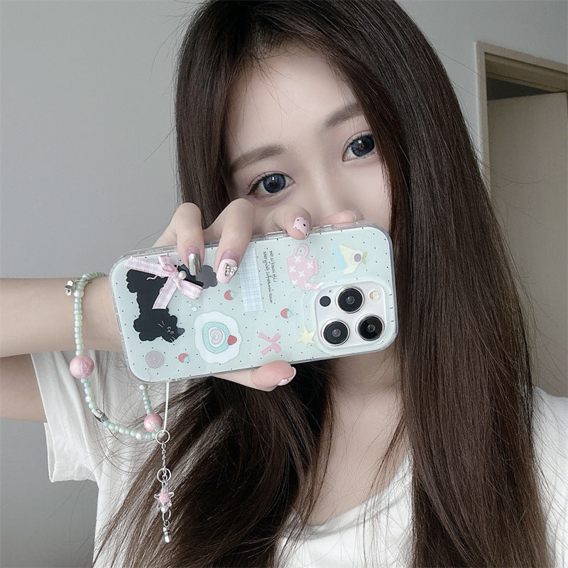 Cute Cat Pastel Sticker Phone Case