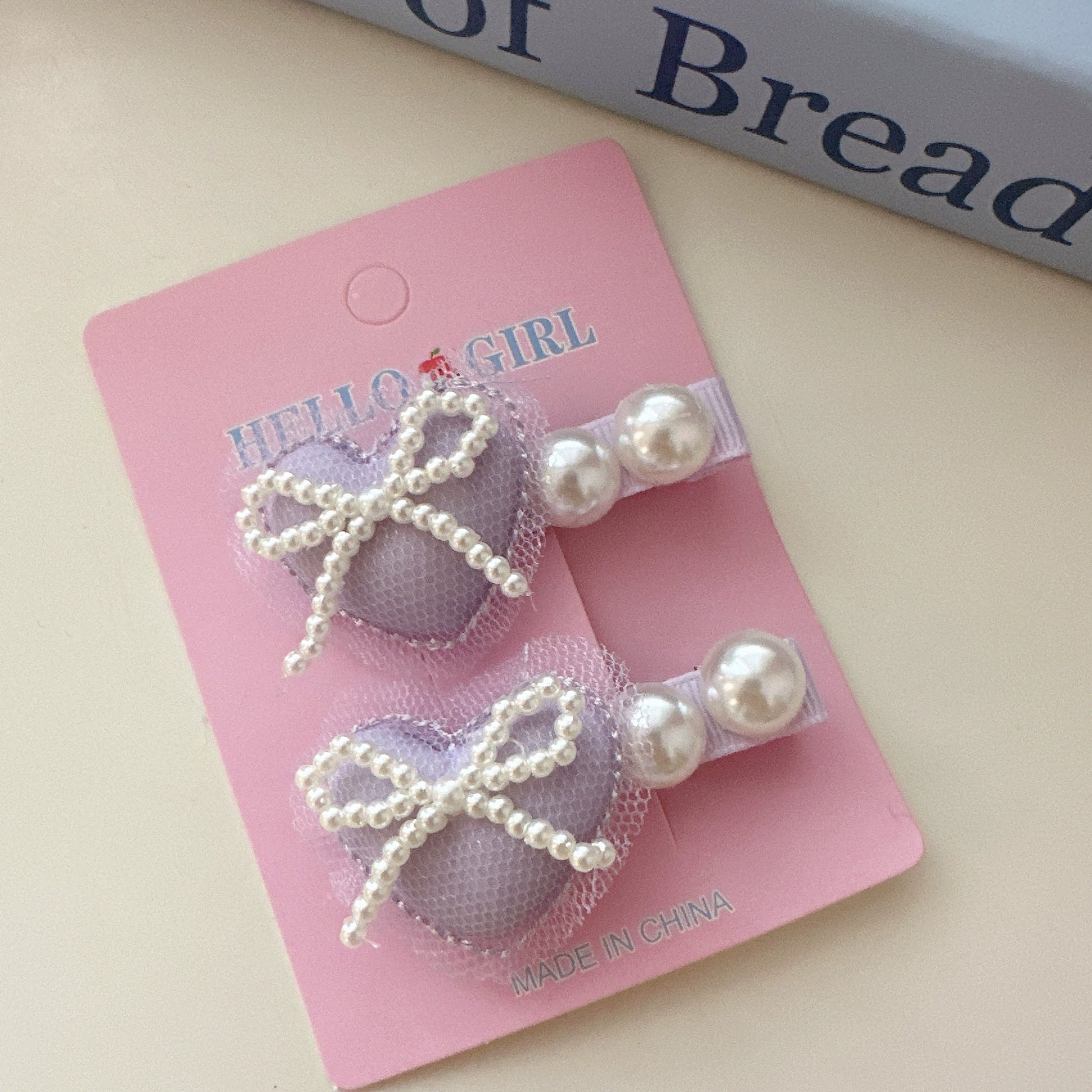 Hearty Ribbon Mini Clips