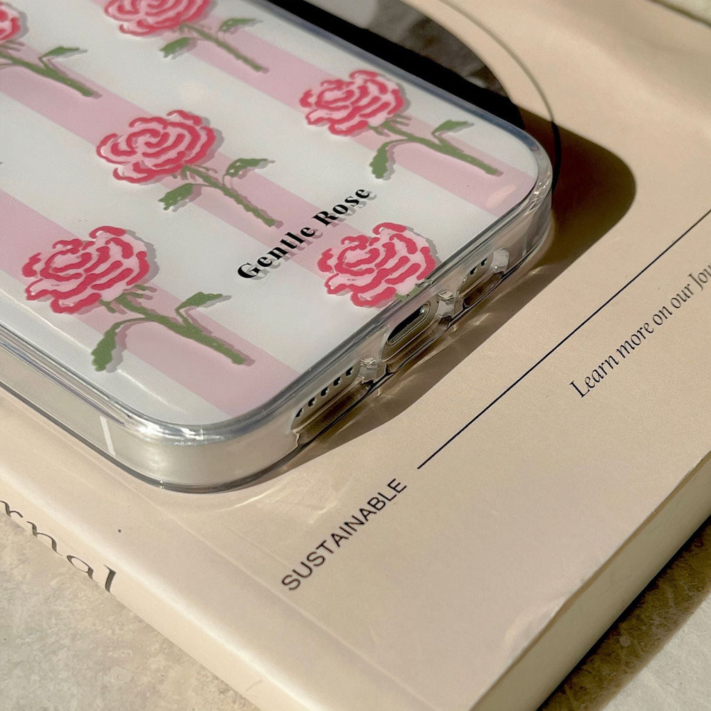 Flower World Transparent Case