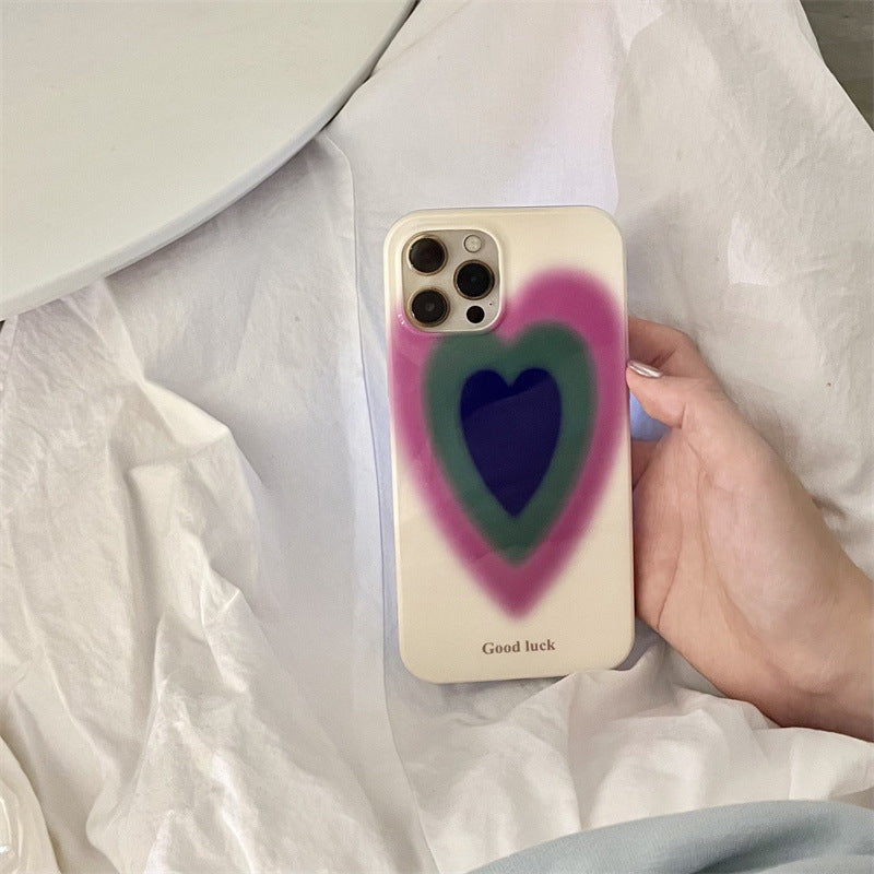 Contrast Layer Heart Case