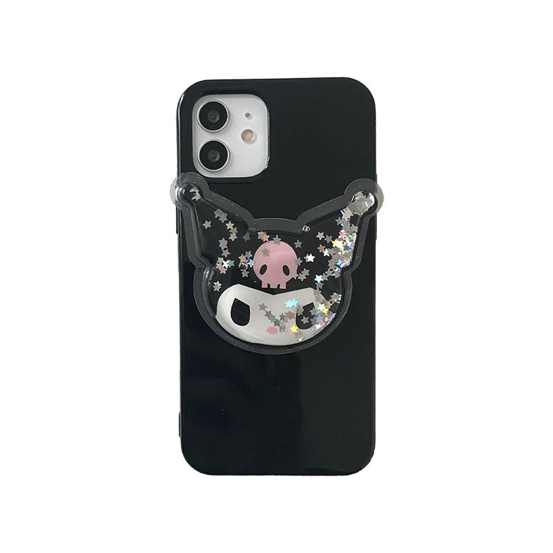 Ivory Kuromi Pop Socket Case