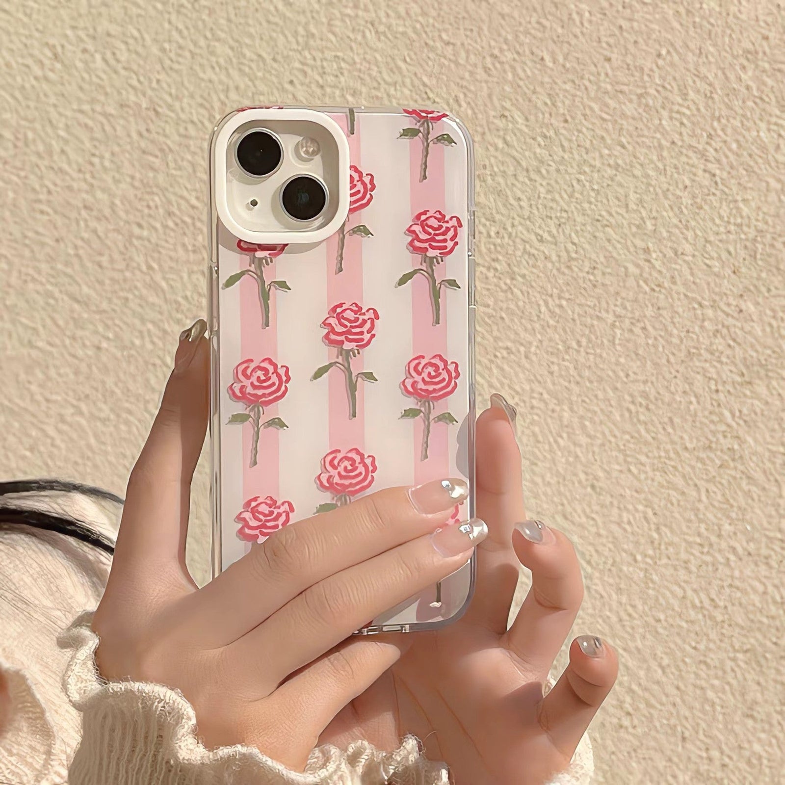 Flower World Transparent Case