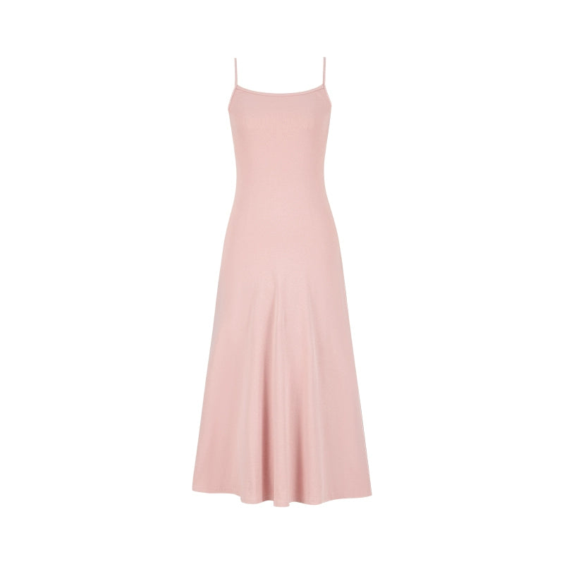 Pink Maxi Slip Dress