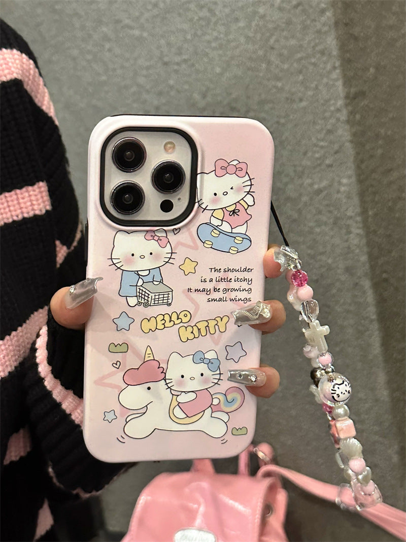 Skating Kitty Pink Case