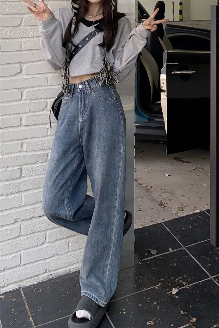 Street Style Straight Jeans