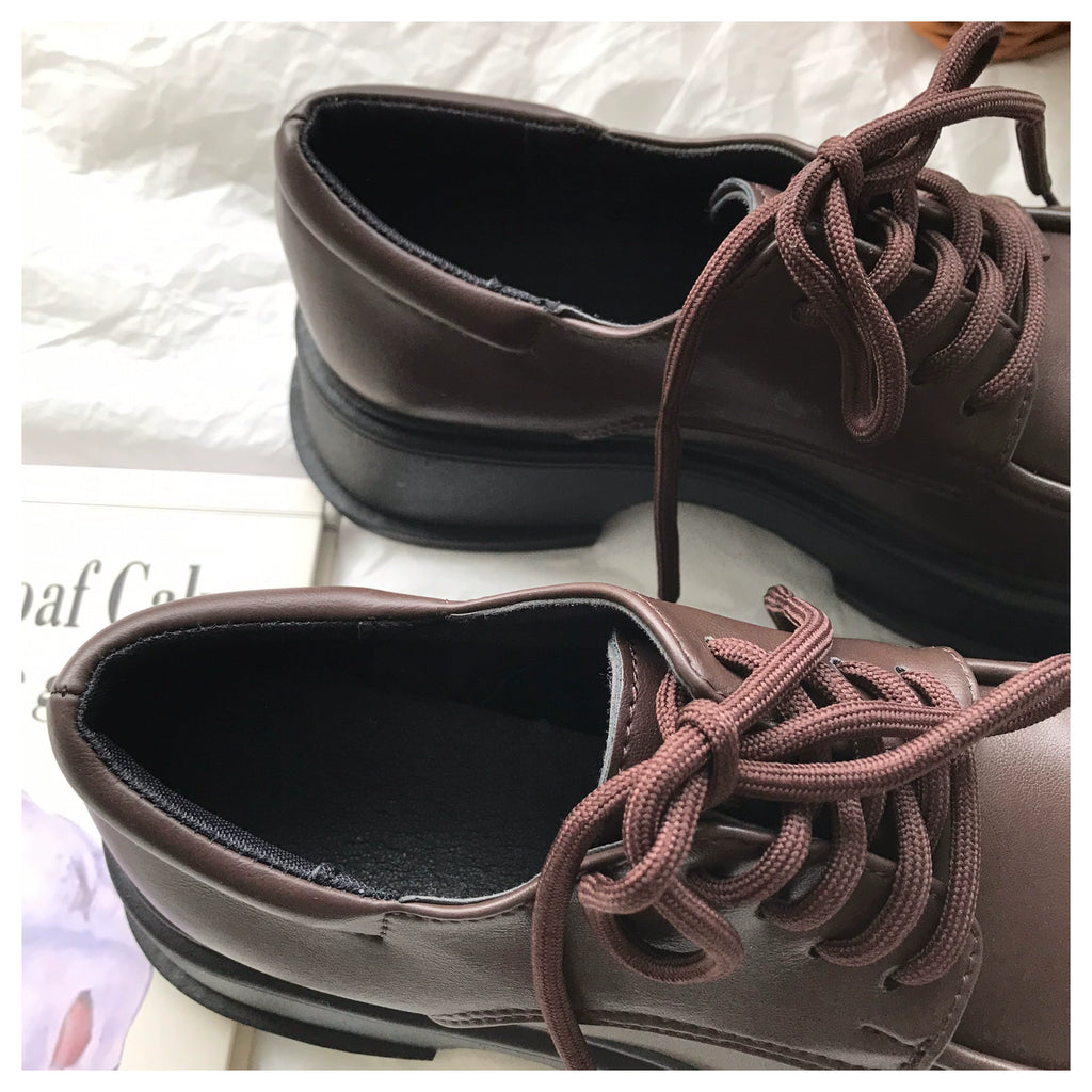 Vintage Chunky Platform Oxford Shoes