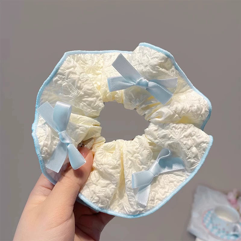 Gentle Elastic Floral Hair Scrunchies
