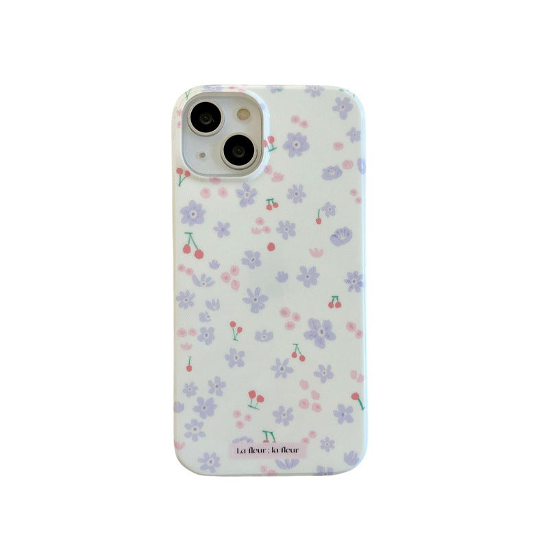 Lilac Floral Print Case