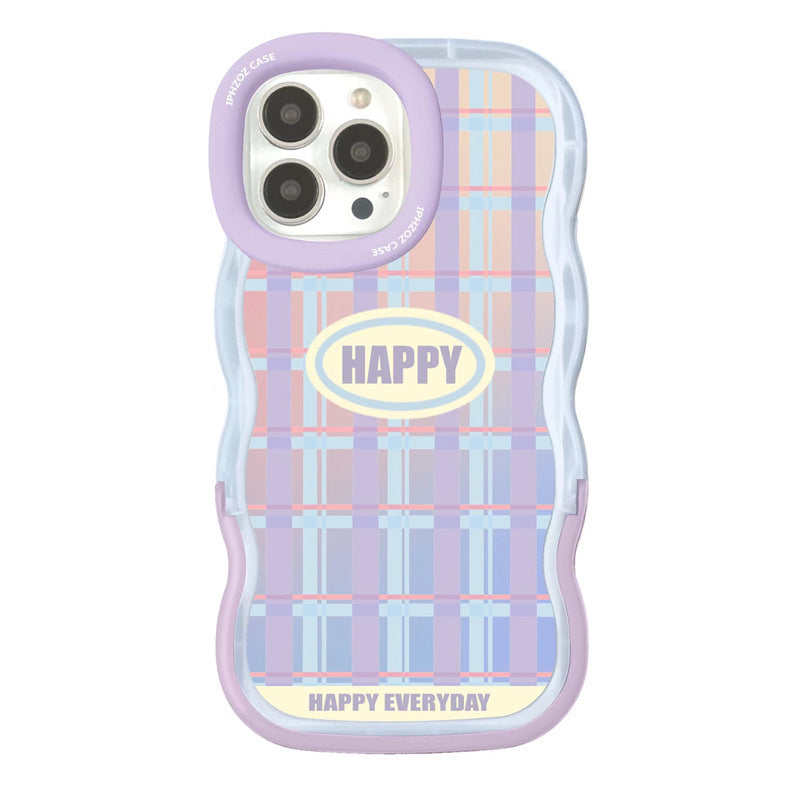 Happy EveryDay Plaid Case