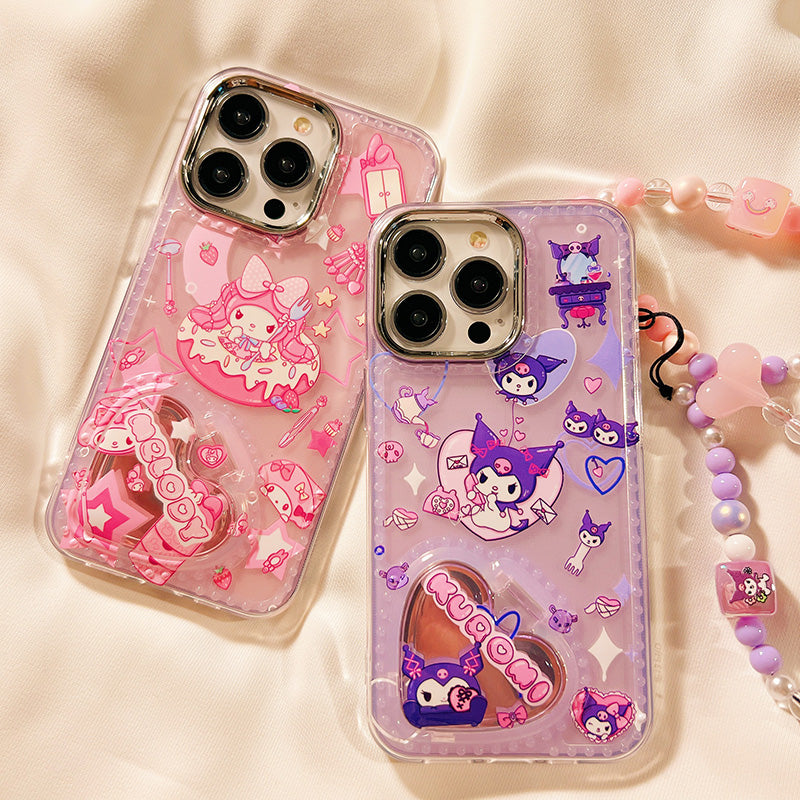 Sanrio Heart Mirror Case