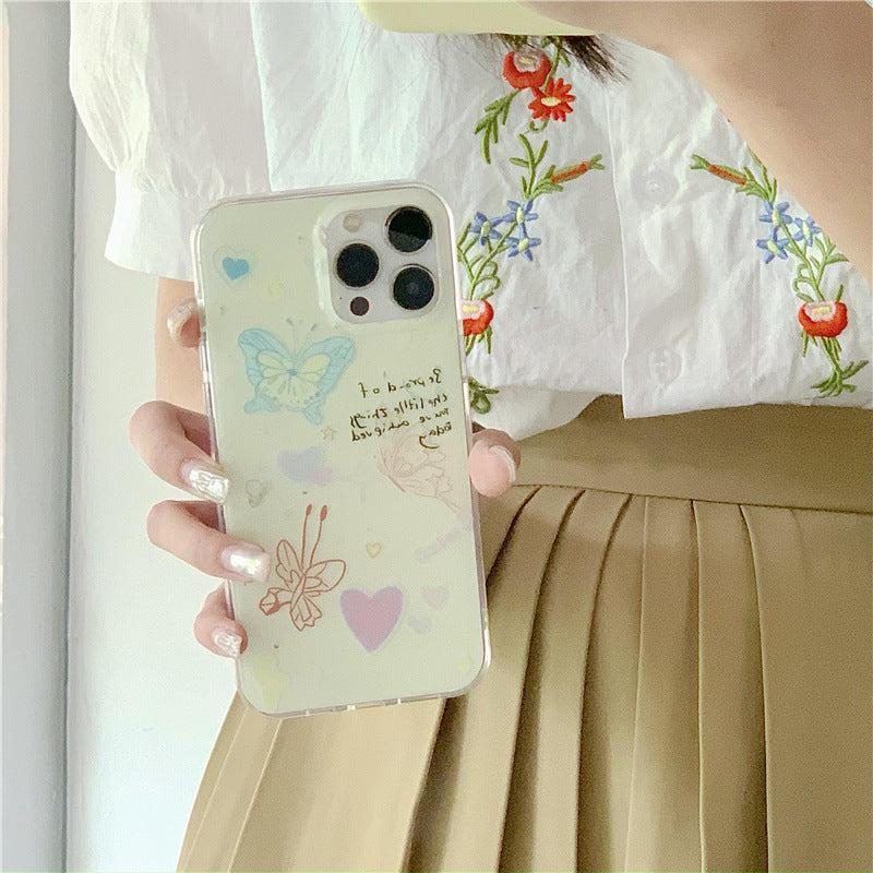 Fairy Butterfly Marble Case