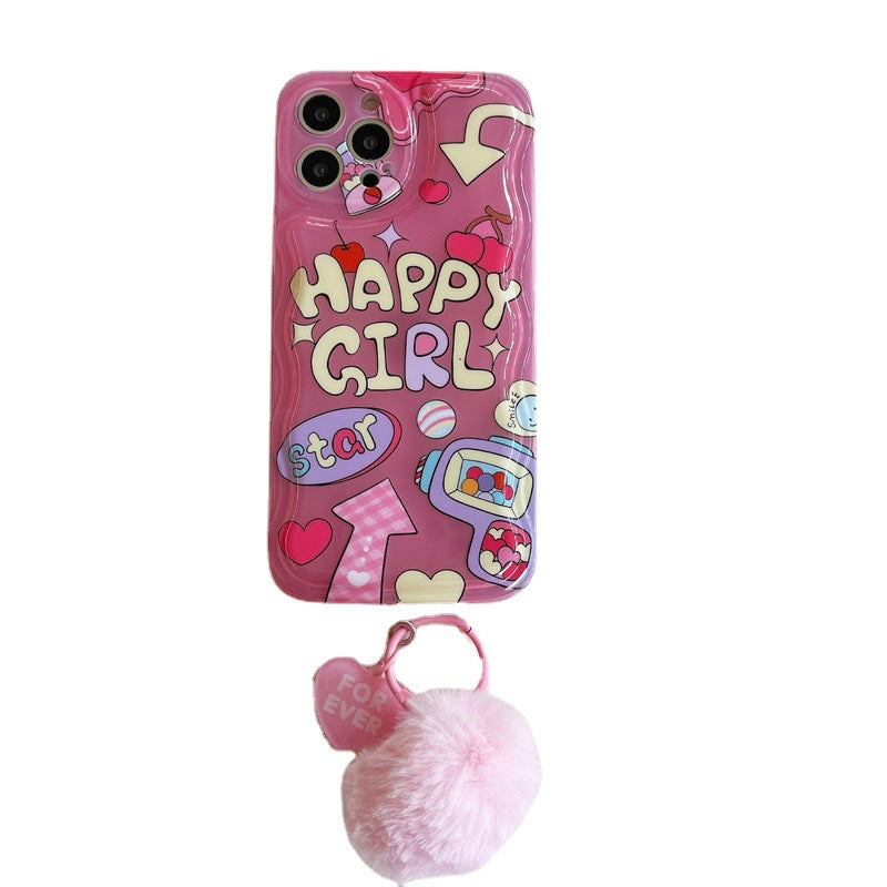 Happy Girl Hotpink Case