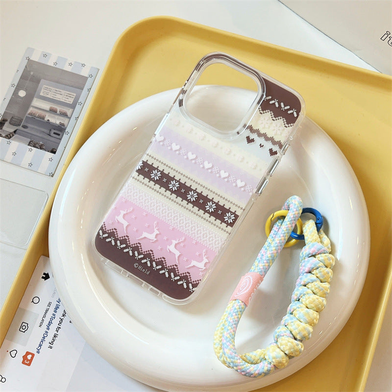 Pastel Knit Pattern Phone Case