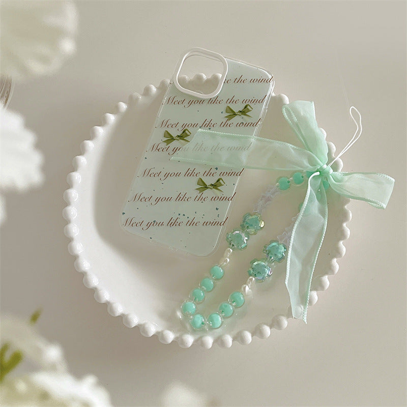 Tea Green Ribbon Case