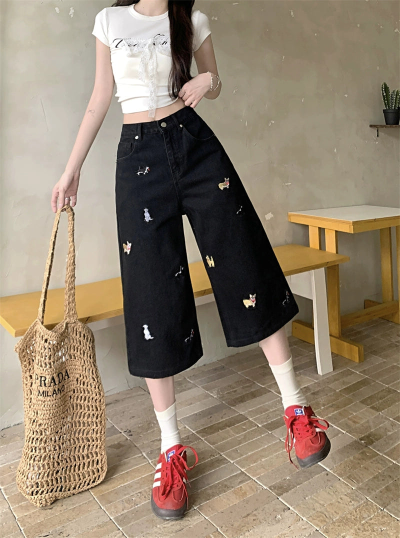 Denim Bermuda Shorts