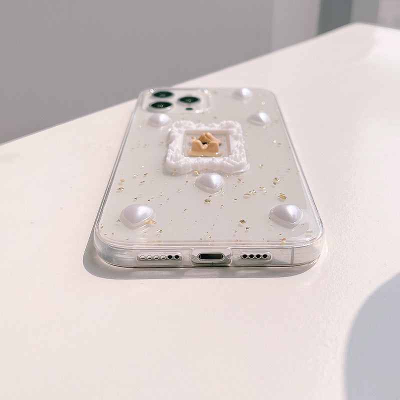 Frame Teddy Pearl Case