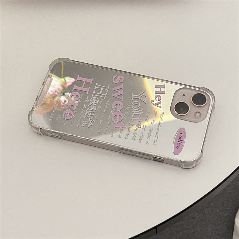 Aesthetic Here Flutter Mirror Case