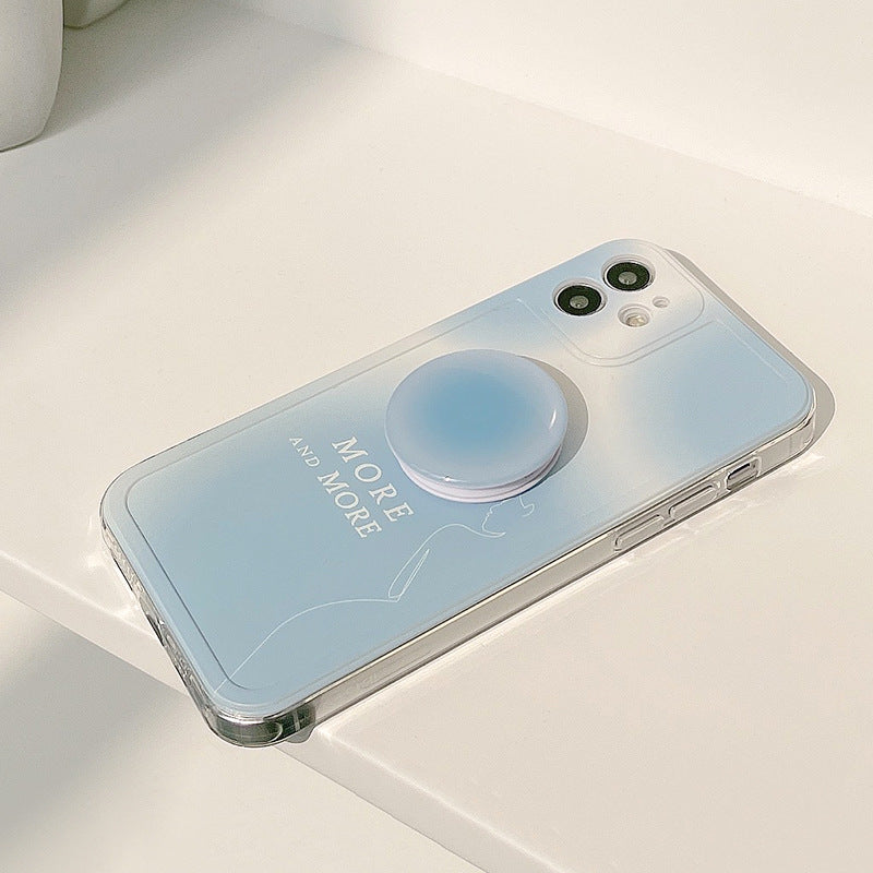 Baby Blue Gradient Pop Socket Case