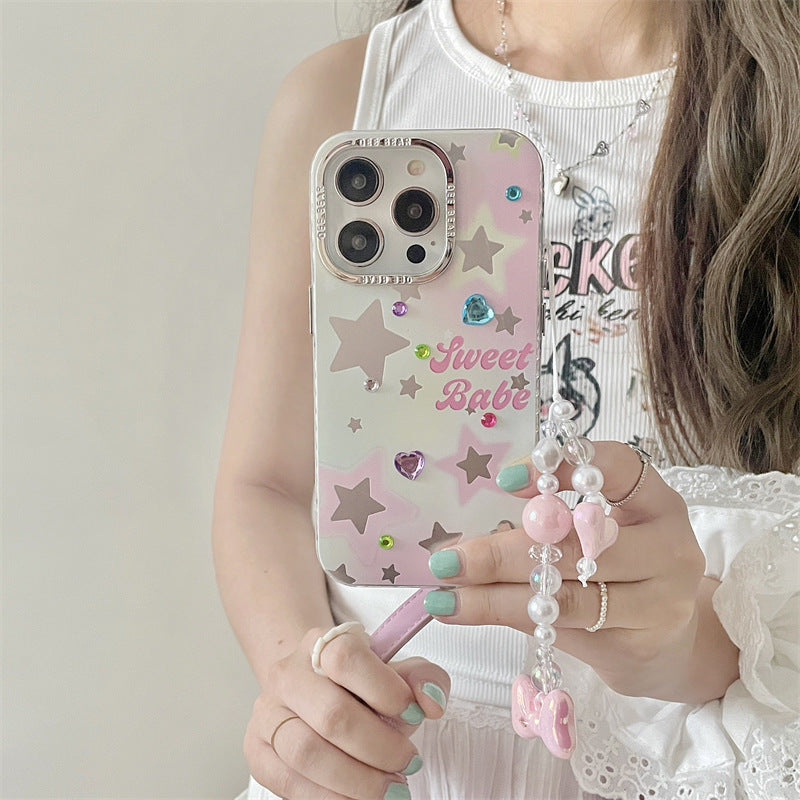 Sweet Babe Pink Vibe Mirror Case