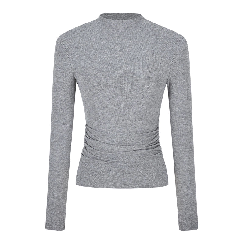 Casual Fitted Long Sleeve Top