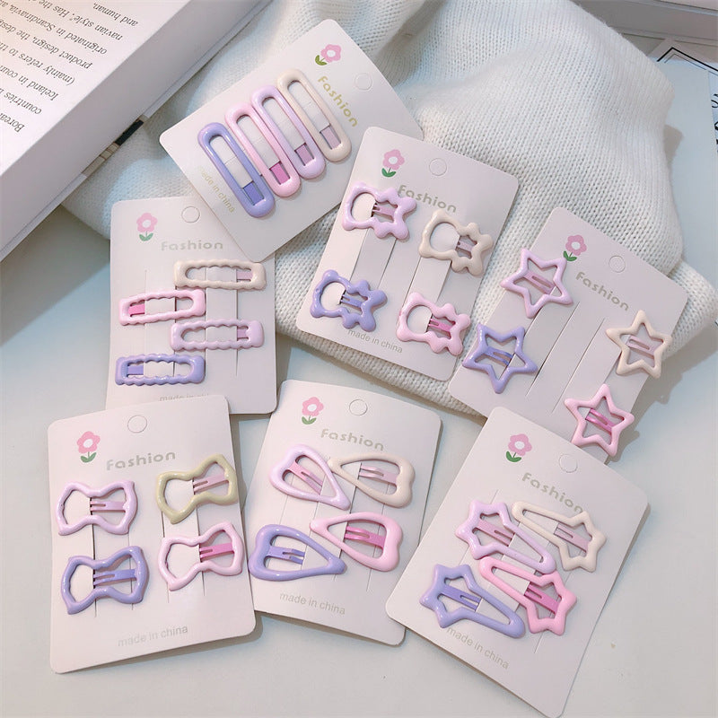 Cute Pastel Star Hair Clips