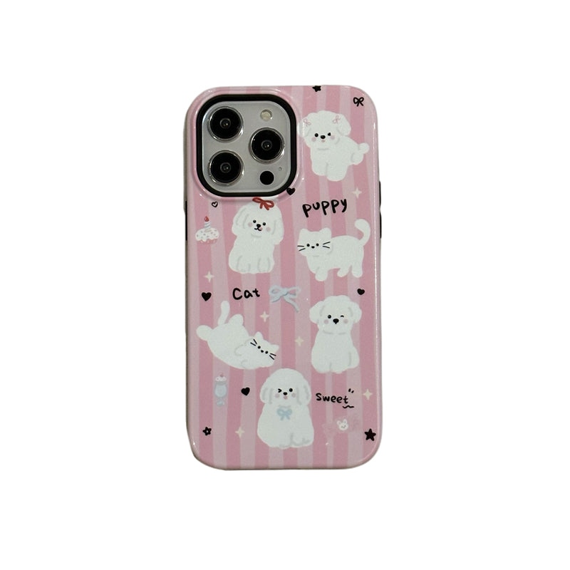 Puppy Cat Pink Case