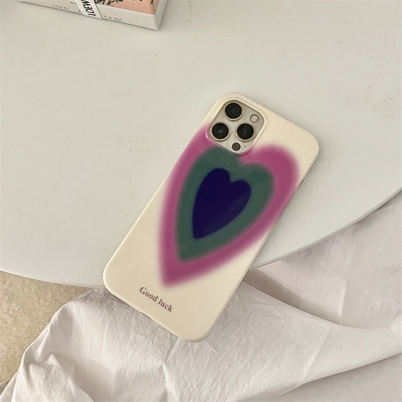 Contrast Layer Heart Case