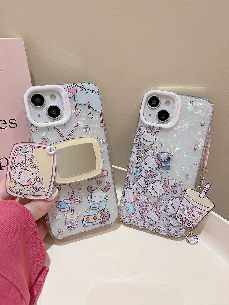 Cute Transparent Kitty Case