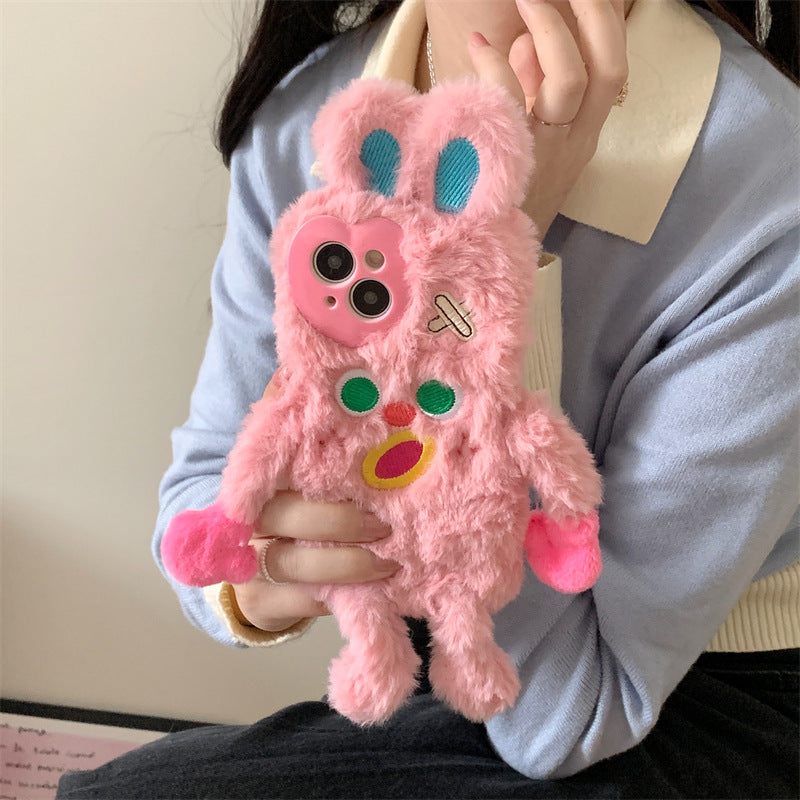 Pink Bunny Mittens Case