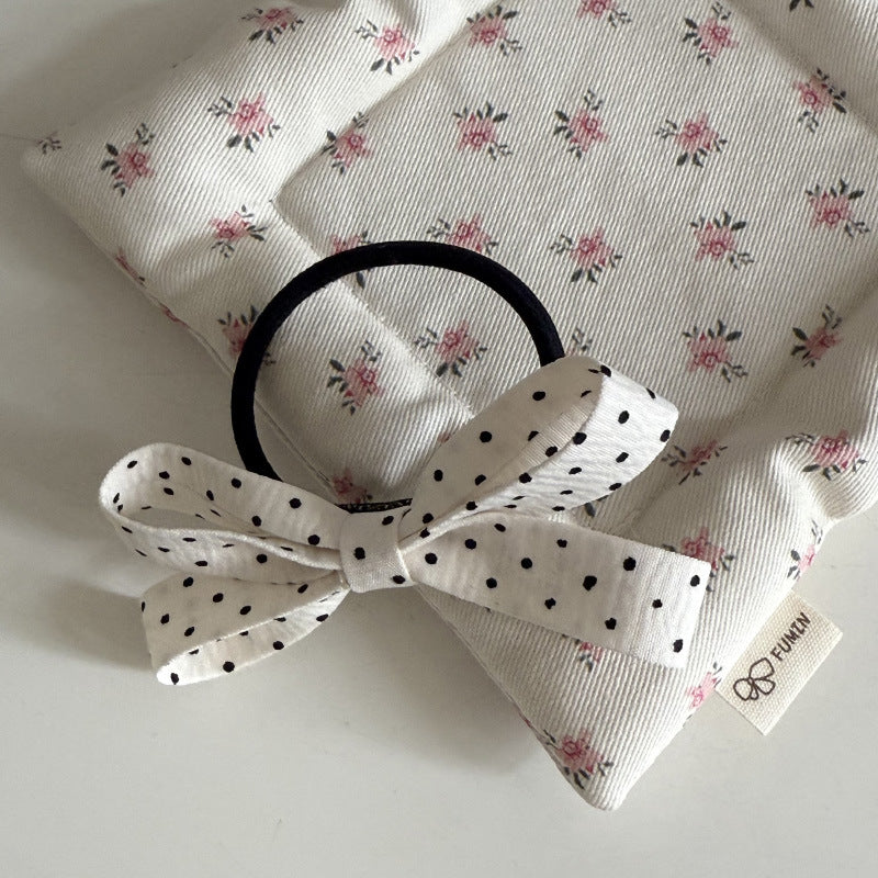 Polka Dot Bow Hair Accessories Set