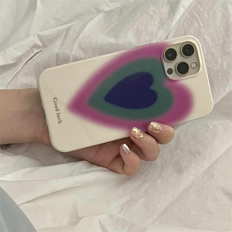 Contrast Layer Heart Case