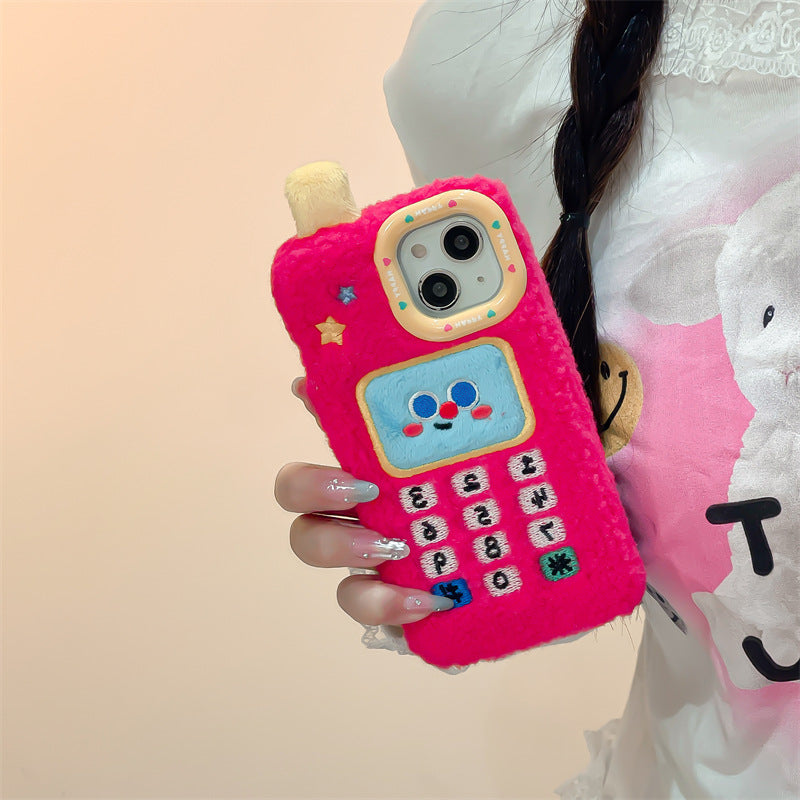 Emoji Cellphone Fluffy Case