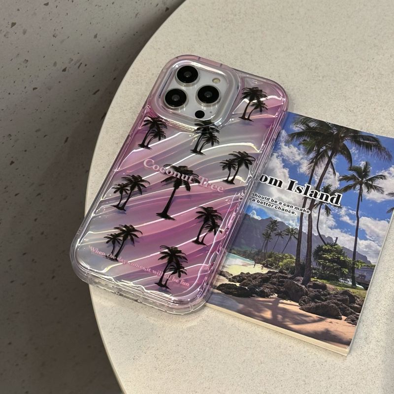 Pink Coconut Tree Case