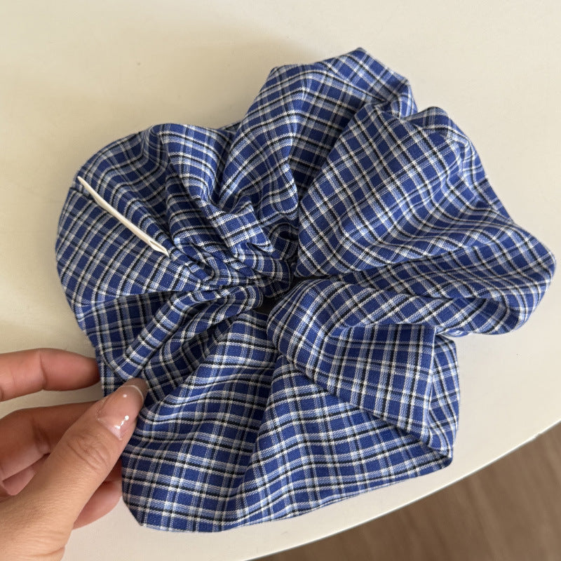 Plaid Fabric Headband Hair Accessories