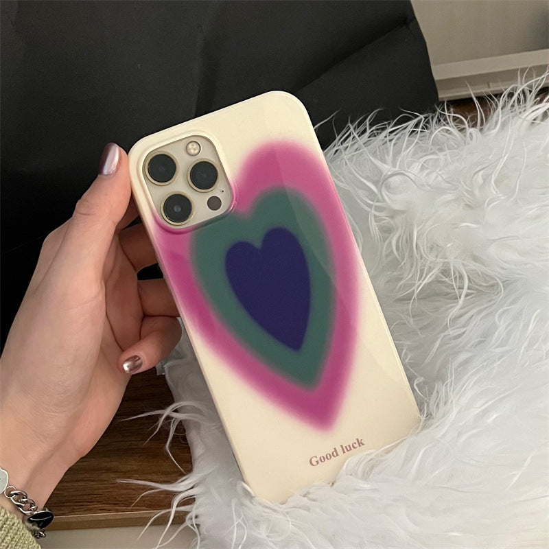 Contrast Layer Heart Case