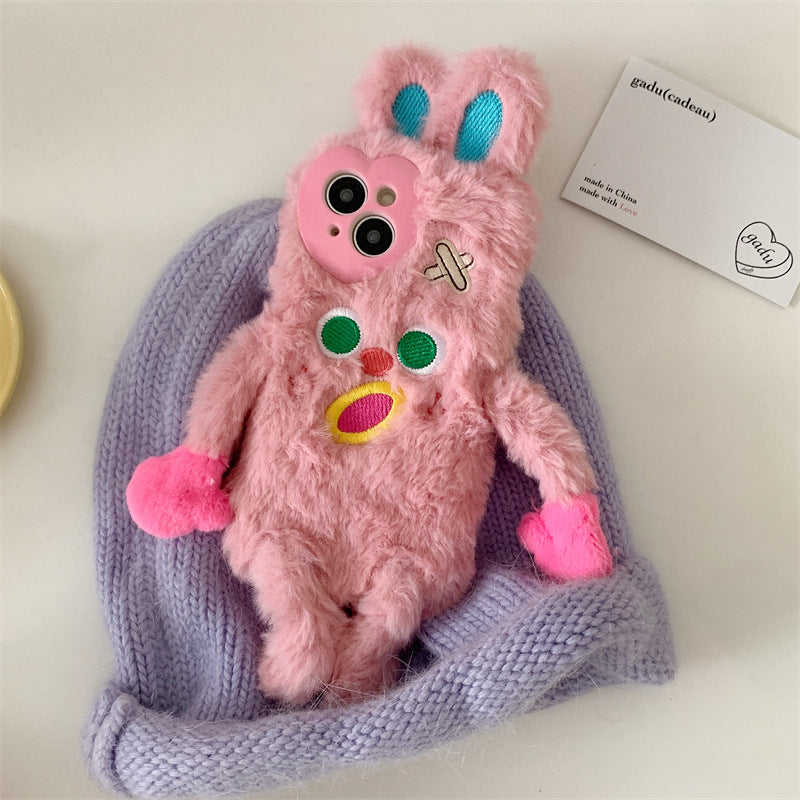 Pink Bunny Mittens Case