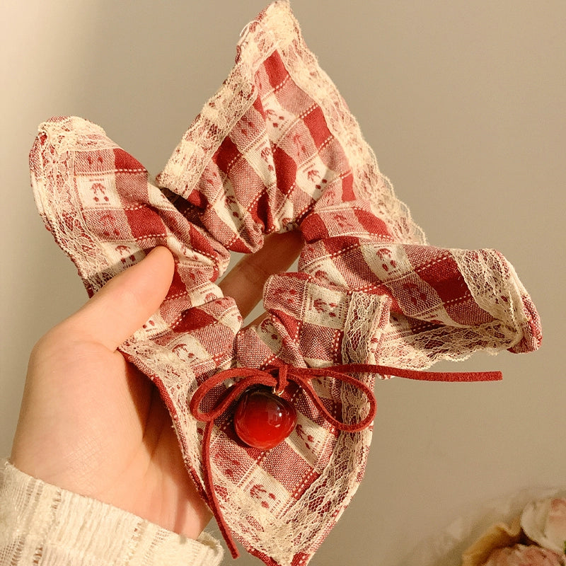 Ruffle Hair Scrunchie