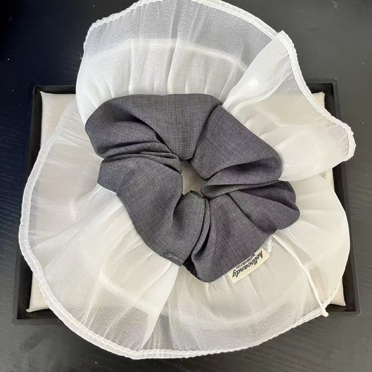 Lace Ribbon Scrunchie Hair Bands