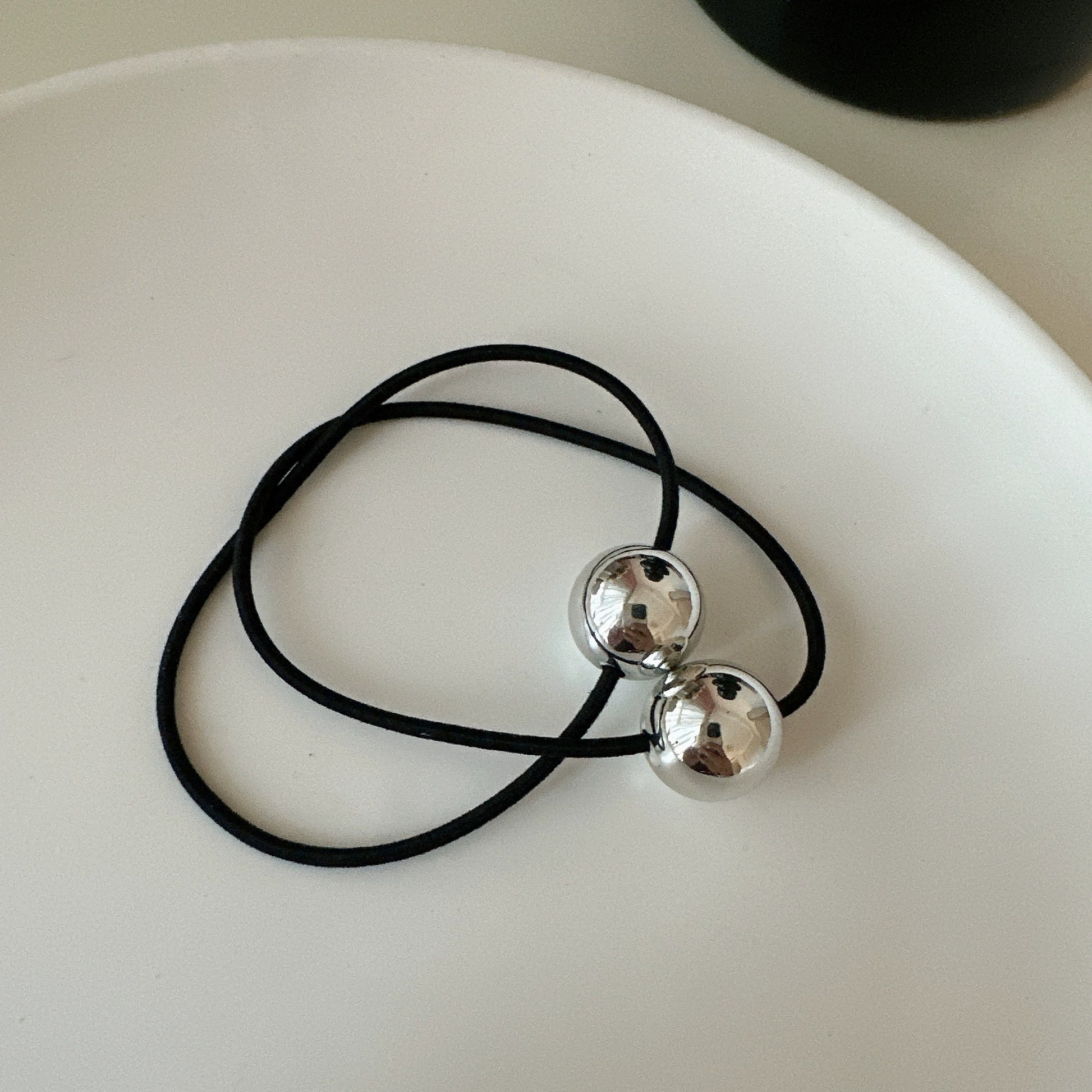 Elastic Hair Bands with Beads